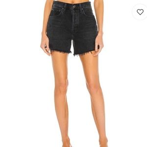 Agolde Riley shorts in black size 26